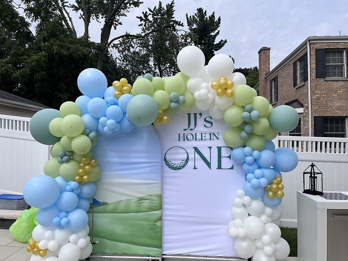 Birthday Balloon Garland