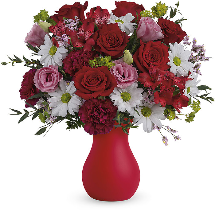 Kissed With Crimson Bouquet