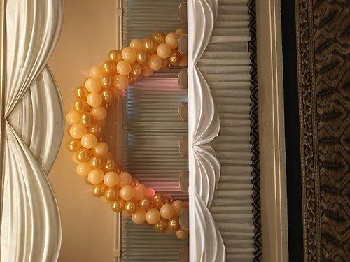 Gold Balloon Arch