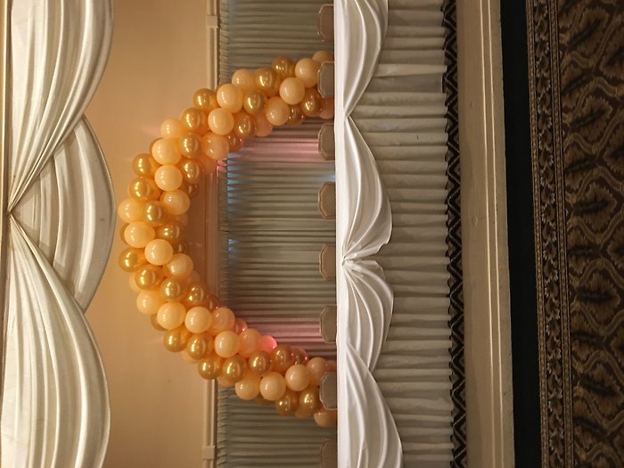 Gold Balloon Arch