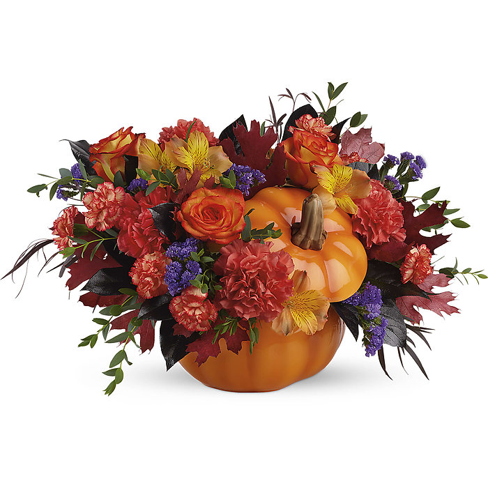 Hauntingly Pretty Pumpkin Bouquet