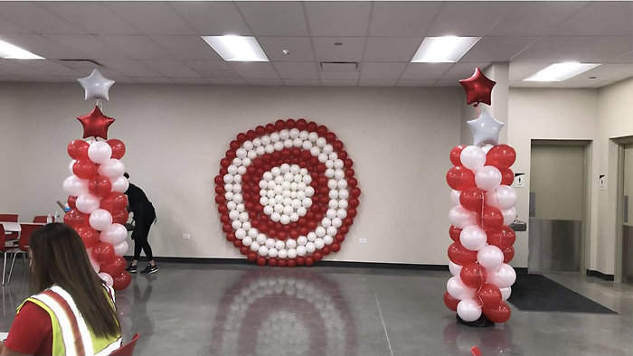 Target Balloon Backdrop